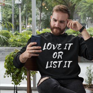 Posh Love It Or List It Sweatshirt  $29.00 XL